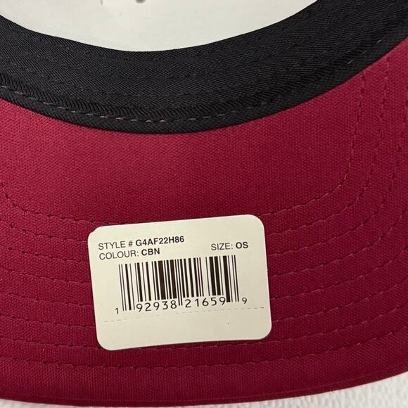 G Fore Snapback Hat Los Angeles California Maroon Pink - Picture 10 of 10